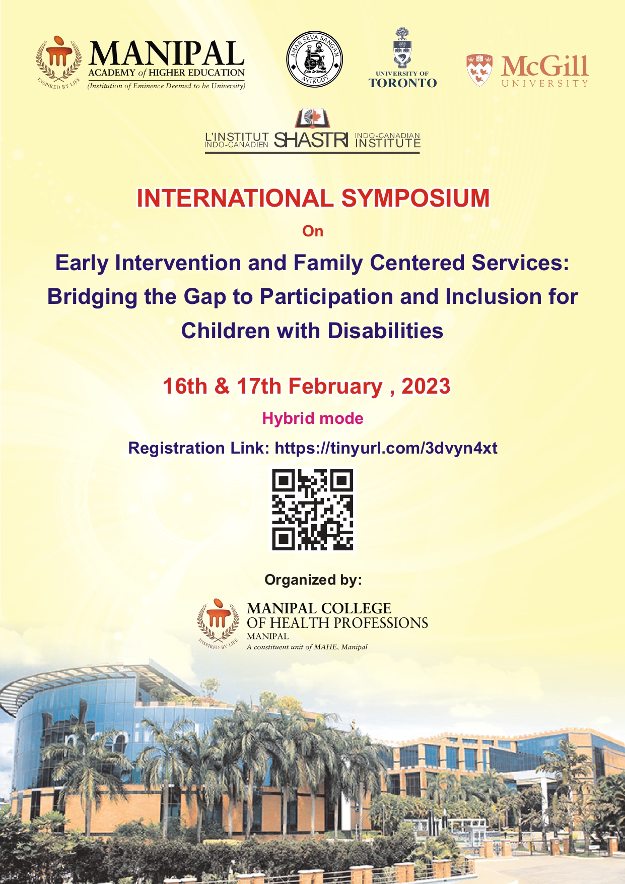 Indo Canadian betway888 Symposium on Early Intervention and Family Centered Services